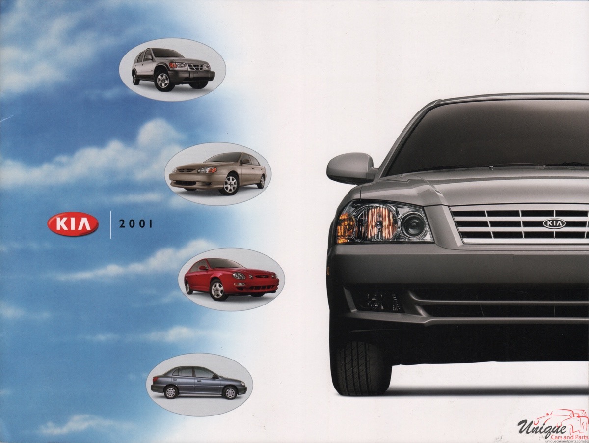 2001 Kia Model Linup Full-Line Brochure